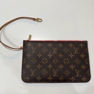 Louis Vuitton Red and Black Striped Interior